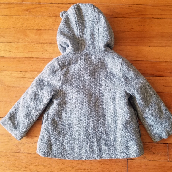 Gray toddler peacoat - Picture 7 of 8
